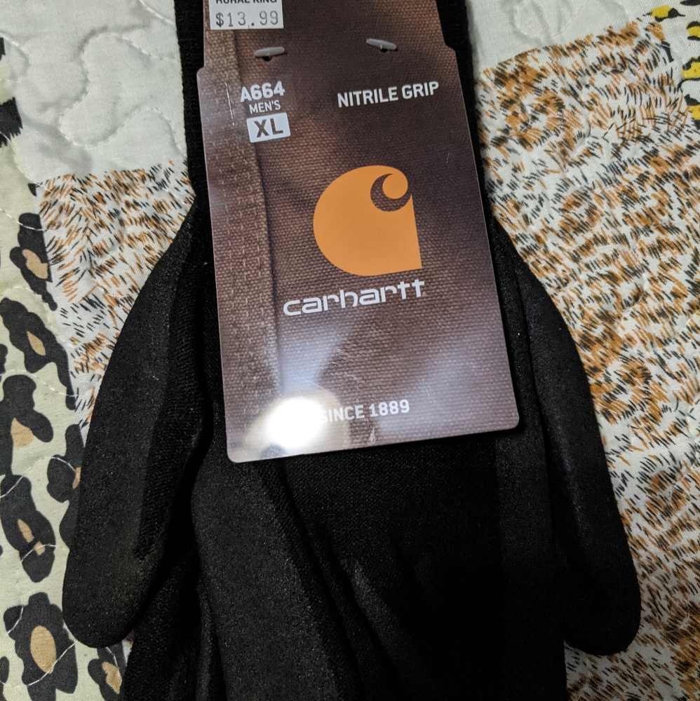 Men's NWT XL Carhartt Gloves